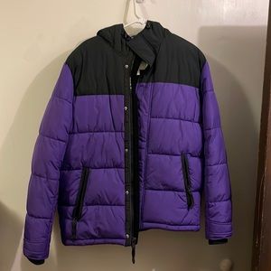 American Eagle Premium Outwear Purple Jacket